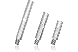 Aoyswuz 3 stycken vinkelslip förskjutning aluminiumlegering, robust och hållbar M14 adapter stångförlängning, för vinkelslip