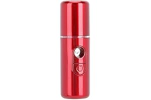 ‎SONEW Sonew Nano Face Mist Sprayer, Tragbarer Feuchtigkeit Befeuchter, Wiederaufladbarer USB Feuchtigkeitsspray für Kalten Nebel(rot)