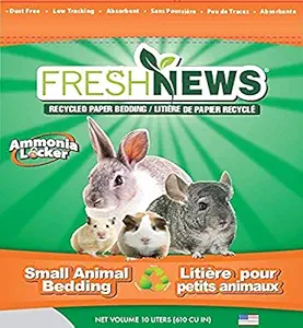 Fresh News Recycled Paper Bedding, Small Animal Bedding, 10 Liters