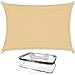 Produktbild CelinaSun Sonnensegel, Sonnenschutz Garten Balkon und Terrasse wetterbeständig HDPE atmungsaktiv Schattenspender 0010518 Rechteck 3,5 x 5 m Sand beige