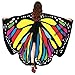 Produktbild VRTUR Schmetterling Kostüm, Damen Schmetterling Flügel Schal Schals Nymphe Pixie Poncho Kostüm Zubehör für Show/Daily / Party Karneval Geschenk