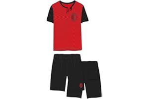 HERMET pigiama ragazzo corto in cotone mezza manica AC MILAN art. J120 2030