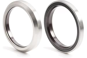 FUSHIBEARING ACB518H8K Road Bike Headset Bearings, Size 51.8x40x8mm 36x45 Degree Chrome Steel Tapered Upper Lower ACB Bearing Set, Parts Repair for FSA Shimano Crank