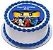Produktbild Ninjago Personalisierte Kuchen Topper Puderzucker Papier 19,1 cm Ninja Jay Blau