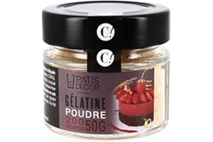 PATISDECOR Gélatine bovine en poudre 200 blooms 50 g