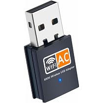 Foktech AC600 WLAN Stick – Dual-Band 2.4/5 GHz, Bis Zu 433 Mbps, Für Windows & Mac, Plug & Play Für Win 10