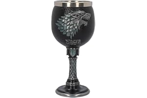 FIYSON Gobelets et calices,tasse de café en résine Game of Thrones gobelet 13 cm noir, verres à vin à motif Dragon 3D Vintage en résine pour accessoire Bar à whisky Cocktail à vin Champagne (style 2)