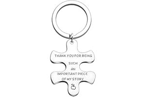 FMCC Personalised Teacher Gifts for Women Men- Puzzle Piece Thank You Gifts for Teacher TA Nursery Leaving Gifts for Teachers Teaching Assistants Nursery Teacher