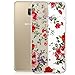 Produktbild Saxonia Samsung Galaxy A5 (2017) Hülle Silikon Case Schutzhülle Ultra Slim Back Cover mit Motiv Rote Blumen