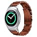 Produktbild für Samsung Gear S2 RM-720,Culater Luxus Cool Bunte Edelstahl UH-Band + Stecker (Kaffee)
