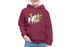 Spreadshirt Bibi Und Tina Ausritt Mit Alexander Falkenstein Kinder Premium Hoodie