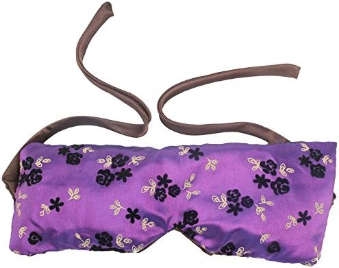 Fulla2116 Essence Blindfold Lavender Filled Aromatherapy Sleeping Eye Mask (Purple）
