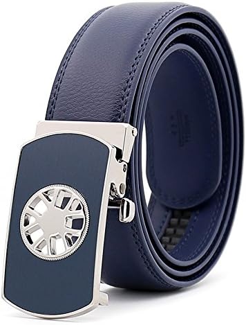 Katusi Mens Automatic Buckle Belt Genuine Leather Width 3.5cm LY218-1