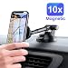 Produktbild Handyhalterung Auto Magnet, Universal Autotelefonhalterung Autohalterung Handy Halter KFZ Halterung Autotelefonhalter handyhalter smartphone mit Teleskoparmkompatibel für Phone (Schwarz)–MEHRWEG