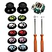 Produktbild eJiasu 3D Joystick Analog Sensor + Torx T8/T10 Schraubendreher-Werkzeug + Thumbstick Analog Stick + Thumb-Stick Silikon Grip Abdeckungen Ersatzteile für Xbox 360 Controller