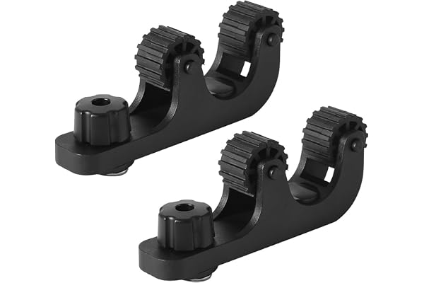 VOANZO 2st kajakpaddelhållare, universell kajakårhållare Clip Bekvämt fäste för att säkra paddling Kajak Keeper Track Mount Tillbehör