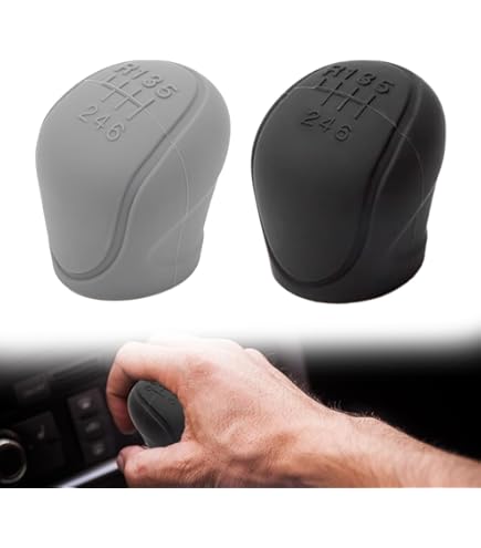 1 x Gear Lever Sticker 3D Gel Silicone Sticker Shift Knob Emblem 5 Speed Car Sticker S 59