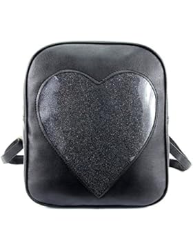 Transparenter Rucksack Frauen und Mädchen kawaii Bling Transparent Love Schule Rucksack Schule Tasche