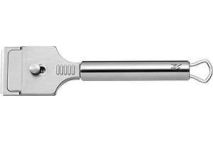 WMF Profi Plus Kochfeldschaber 19,5 x 5 cm, Glaskeramik Schaber, Cromargan Edelstahl teilmattiert, spülmaschinengeeignet