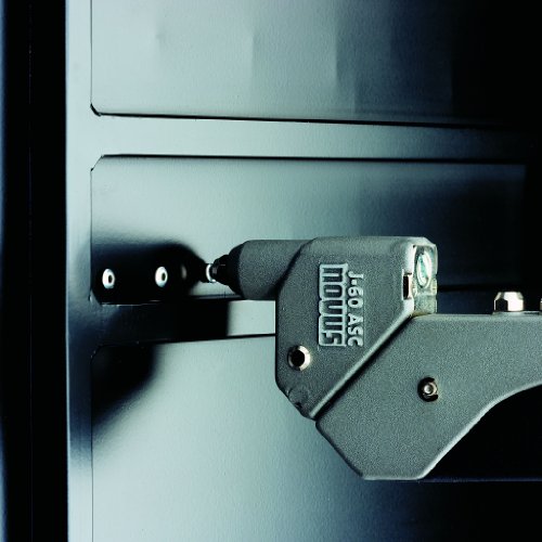 Novus Blindnietzange J – 60, professionelle Blindnietzange mit Schwenkkopf, Gerätekörper aus Aluminium und Hebel aus Stahlblech, Für Aluminium Blindniete A2,4, A3, A4, A5, Stahl Blindniete S3 und S4 und Kupfer Blindniete C4, 032-0026 - 5