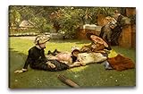 Printed Paintings Leinwand (120x80cm): James Tissot - in vollem Sonnenlicht (En Plein Soleil)