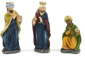 better with friends Reyes Magos 15cm 3 Piezas. figuritas de Navidad 10cm. Conjunto de Escena de Natividad, Figuras de Agricultores. Accesorios de la casa de muñecas Jesús. Mujer oficios belén, Dios