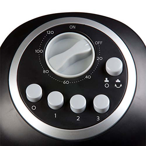 Säulenventilator, Turmventilator, Höhe 78cm, mit 3 Geschwindigkeitsstufen, Drehfunktion, schwarz - 3
