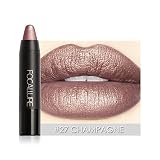 llongue Duración: fácil de colorer o a barbouiller, el color de metal con efecto duradero puede mantener sus labios sexy y adorable todo el día, le ayuda a crear el maquillaje de labio encantador