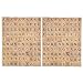 Produktbild Skitic 200 Stück Scrabble Fliesen Buchstaben Art & Craft Spiel Holz Glatte Fliese Zeichen Fliesen Alphabet Crafts Anhänger Basteln Buchstabieren für Craft Scrapbooking Namensschild Scrabble Wort Tiles
