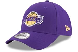 New Era Los Angeles Lakers NBA Half Monogram Black 9Forty Adjustable Cap