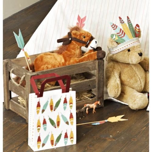 Talking Tables POW WOW Party behandeln Tasche mit Griffen, 8 Stück - 3