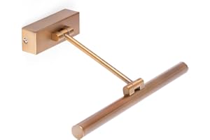 Faro Barcelona 61083 - MAGRITTE 300 Lámpara iluminacuadros oro viejo