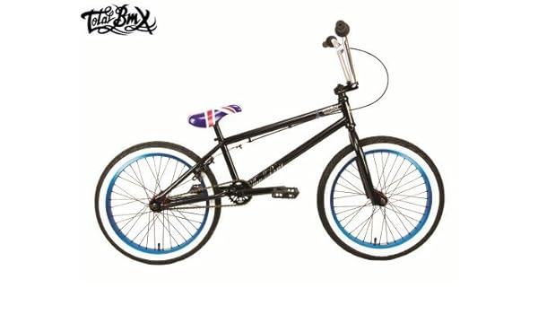 black and chrome bmx bike