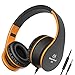 Produktbild Sound Intone I68, Kopfhörer On-Ear Headset mit Mikrofon für Kinder (Schwarz/Orange)