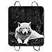 Produktbild Custom Wolves White Wolf Animals Pet Seat Cover Car Seat Cover for Pets Cargo Mats and Hammocks for Cars Trucks and SUVs 54x60 inches