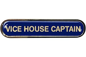 CAPRICORNONE Vice House Captain Gel Domed School Bar Badge