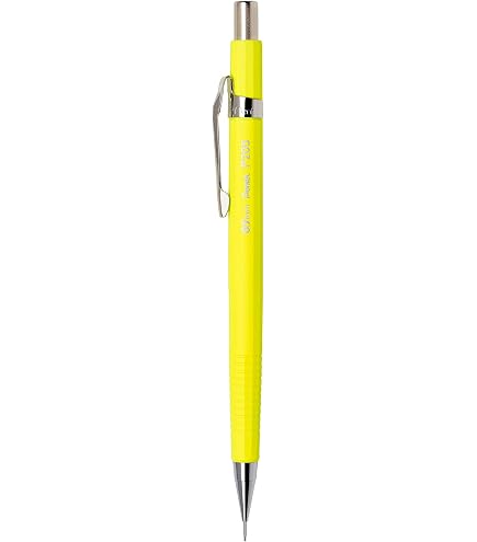 Pentel porte-mine P205, 0.5 mm, HB, orange néon
