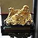Price comparison product image Auto Perfume Block Base Car Interior Decoration Metal Gold Maitreya Buddha , SUV Air Fresher Seat Decor Truck Dashboard Ornaments Home Craft