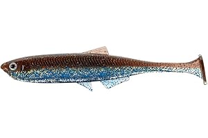 LMAB Bleak Shad Leurre en caoutchouc pour sandre, perche, brochet et truite - 6 cm, 9 cm, 12 cm KÖFI