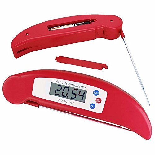 Gazechimp Digitale Küchen Thermometer Tester Grillthermometer Thermometer Rot - 5