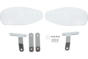 YMIKO Scudo Paramani Universale, Manubrio Moto, Protezione Trasparente Vento Freddo Protezione Deflettore Aerodinamico Universale