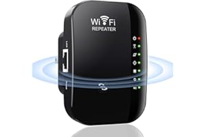 RUOVXWU Ripetitore WiFi Potente per Casa Amplificatore WiFi Nuova Extender WiFi 300Mbit/s 2.4GHz Amplificatore di Segnale WiFi Supporta Modalità Ripetitore AP WPS Funzione Porta LAN wi fi Extender Interno
