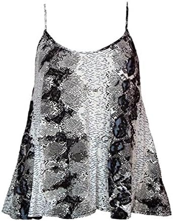 Ladies Strap Sleeveless Printed Swing Cami Tops