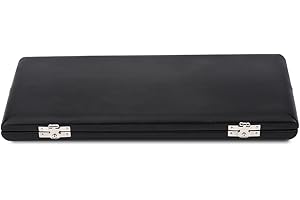 CERLINGWEE Porta ance per oboe, custodia in legno per ance per oboe, 10/12/20 pezzi portatile professionale per lettore musicale Sax oboe per ance principianti da viaggio(20 sticks)