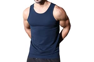 Viisendy Pro Canotte da Uomo Stringer Canotte in Cotone Senza Maniche Allenamento in Palestra Bodybuilding Fitness T-Shirt muscolari