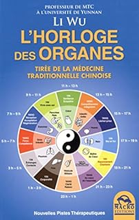 jaquette livre L'horloge des organes: Tirée de la médecine traditionnelle chinoise.