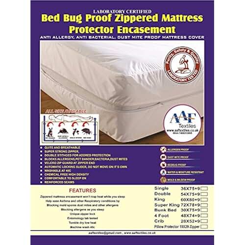 Amazon.co.uk king size zippered mattress cover