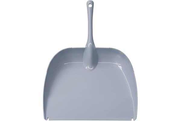 Flair Estella Dustpan Comfortable Grip, Deep Pan Design, Ideal for Everyday Cleaning (Grey)