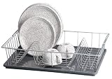 Metaltex 320645 - Escurreplatos Colonia con bandeja, 48 x 30 cm