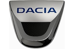 GENERIC Emblème chromé pour calandre avant - Pièce de rechange compatible avec les modèles Sandero, Duster, Logan (OEM Ref: 8200811907)